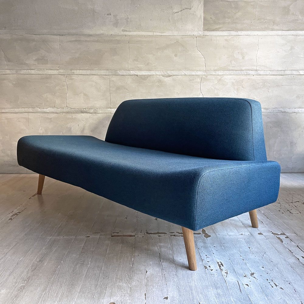 イデー IDEE アーオ ソファ AO SOFA 2シーター 2Pソファ 2人掛け ネイビー 岡嶌要 モダンデザイン 定価￥89,900- 美品 ♪
