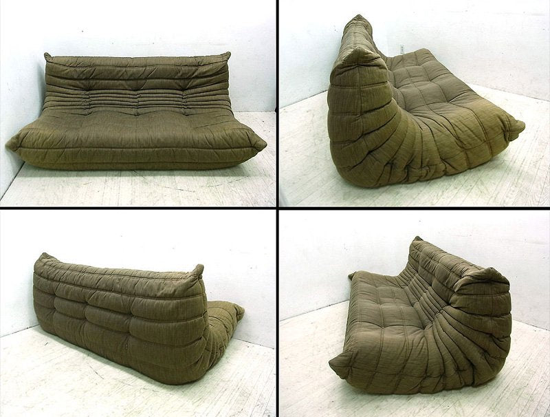 ● フランス ligne roset リーンロゼ トーゴ TOGO 3人掛け ソファ