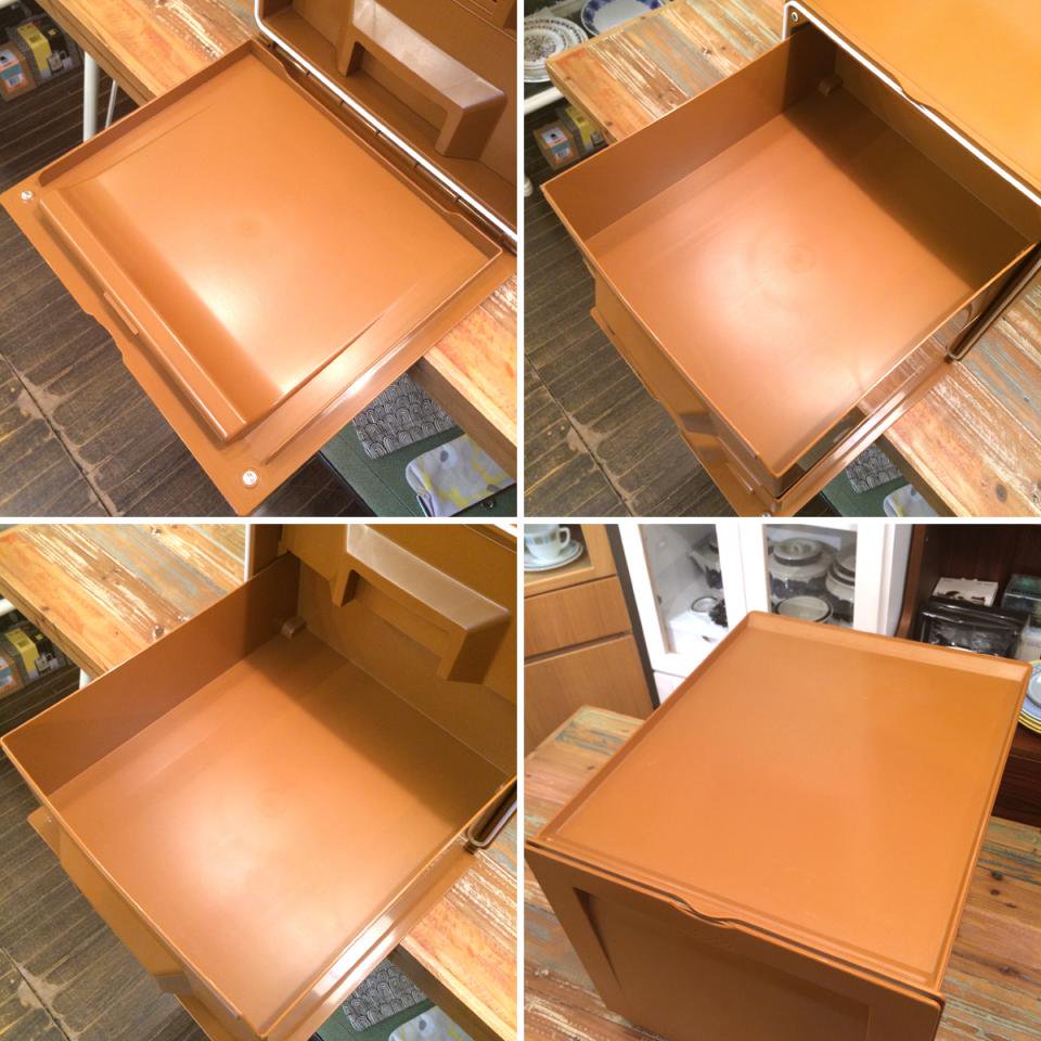 ◎経堂店　Tupperware / タッパーウェア　スーパーチェスト　ミニ　ブラウン