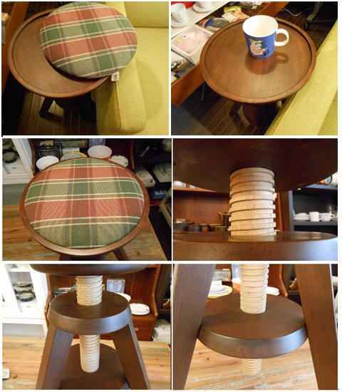 ◎広松木工(ヒロマツモッコウ）/スピンスツール（廃版品）