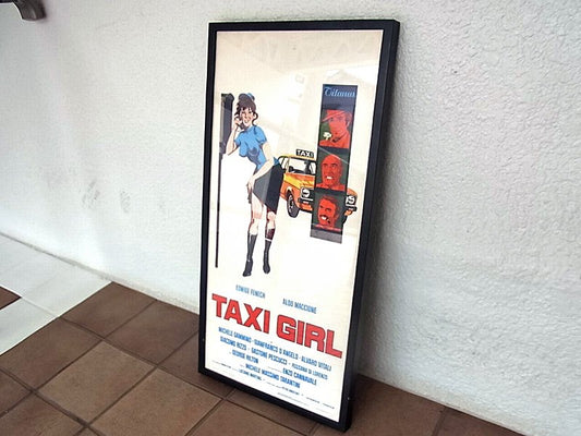 ◇ 1977s 『TAXI GIRL』　ヴィンテージ ムービーポスター　イタリア