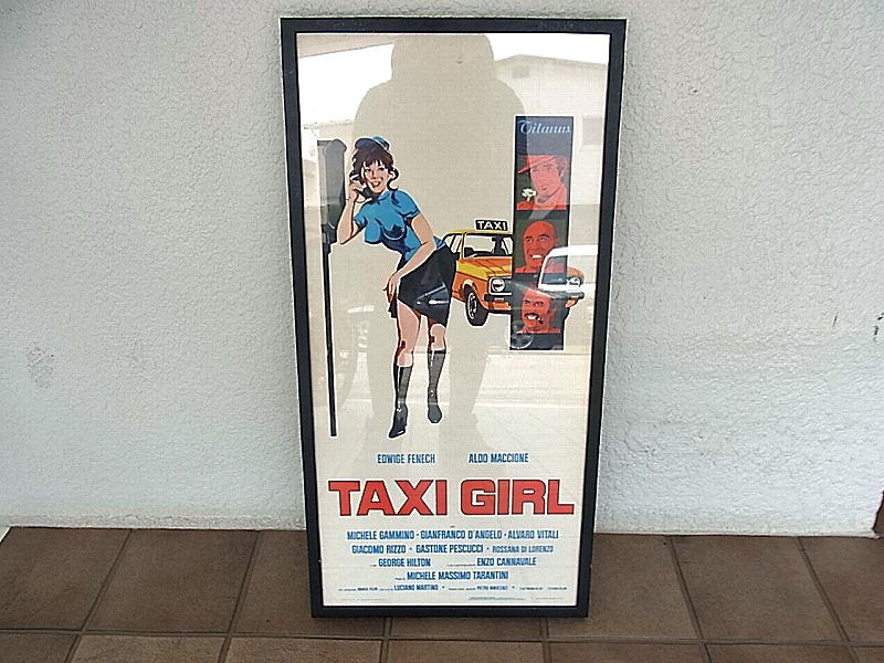 ◇ 1977s 『TAXI GIRL』　ヴィンテージ ムービーポスター　イタリア