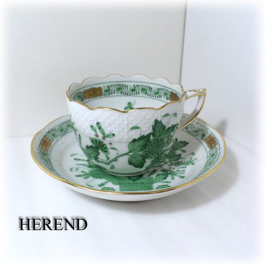 ◎経堂店　 HEREND　ヘレンド  インドの華　カップ＆ソーサー