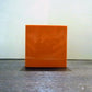 ◇ DANESE/ダネーゼ　CUBO 灰皿　オレンジ　イタリア　未使用品　参考価格11,340円　Lサイズ