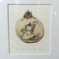 ◎経堂店　逸見亜古 (へんみあこ)作　「よい子 お花　42/200」　銅版画