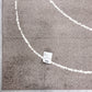ウニコ unico グラーベ GRABE ラグマット ベージュ ポリプロピレン 120×180cm 滑り止め付き モダンデザイン 未使用保管品 ●