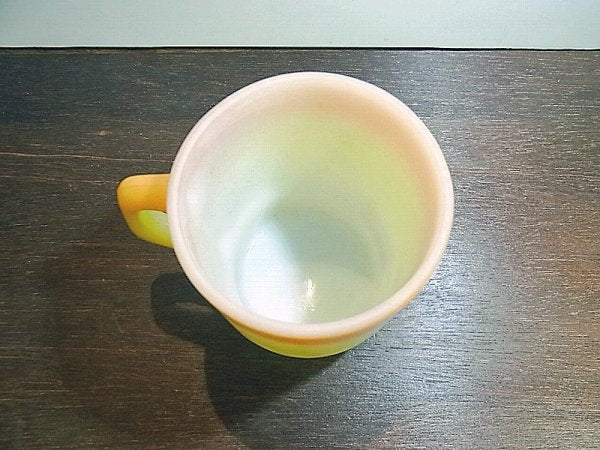 ◇ FIRE KING /ファイヤーキング　スタッキングマグ　イエロー×オレンジ　グラデーション　?