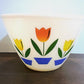 ◇　FIRE KING/ファイヤーキング　Tulip mixing bowl  チューリップ ボウル　ビンテージ　Lサイズ　④