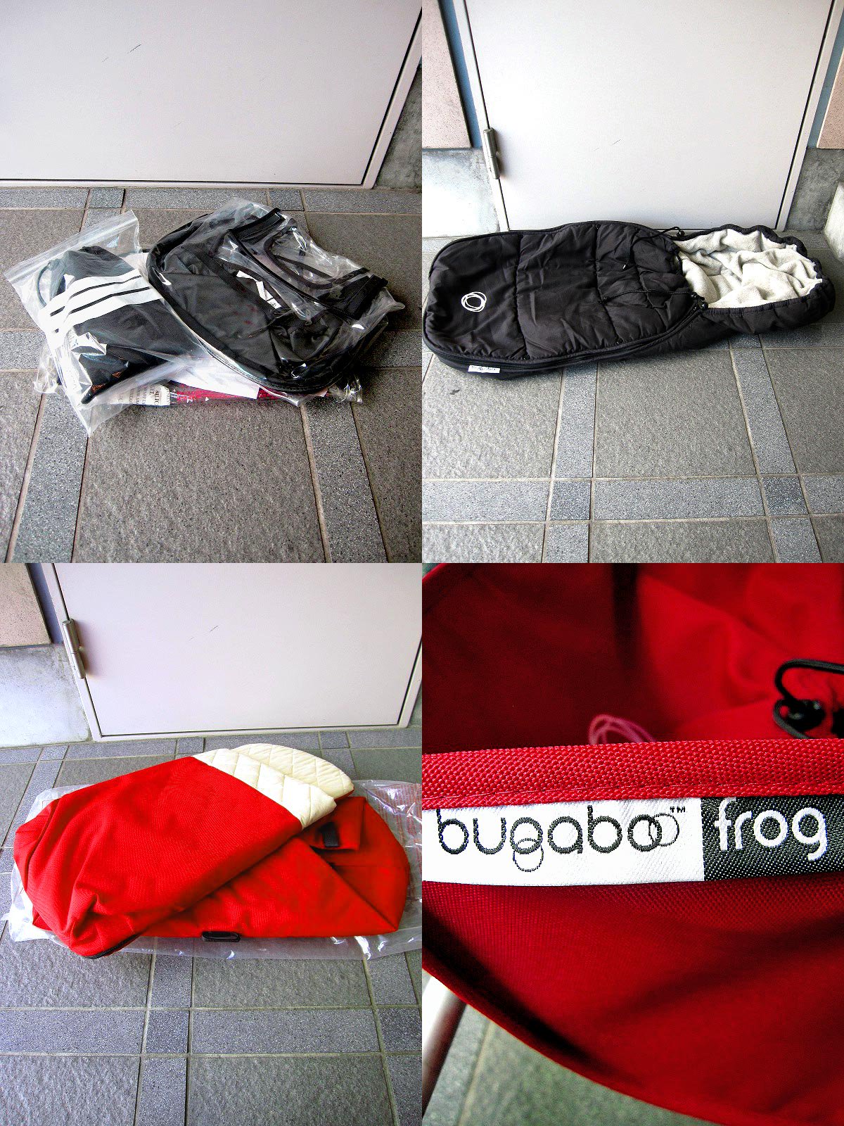 オランダ  Bugaboo （ バガブー社 ） ストローラー / ベビーカー オプション付属 『 Frog / フロッグ （レッド）』  定価総額￥164,740- ★