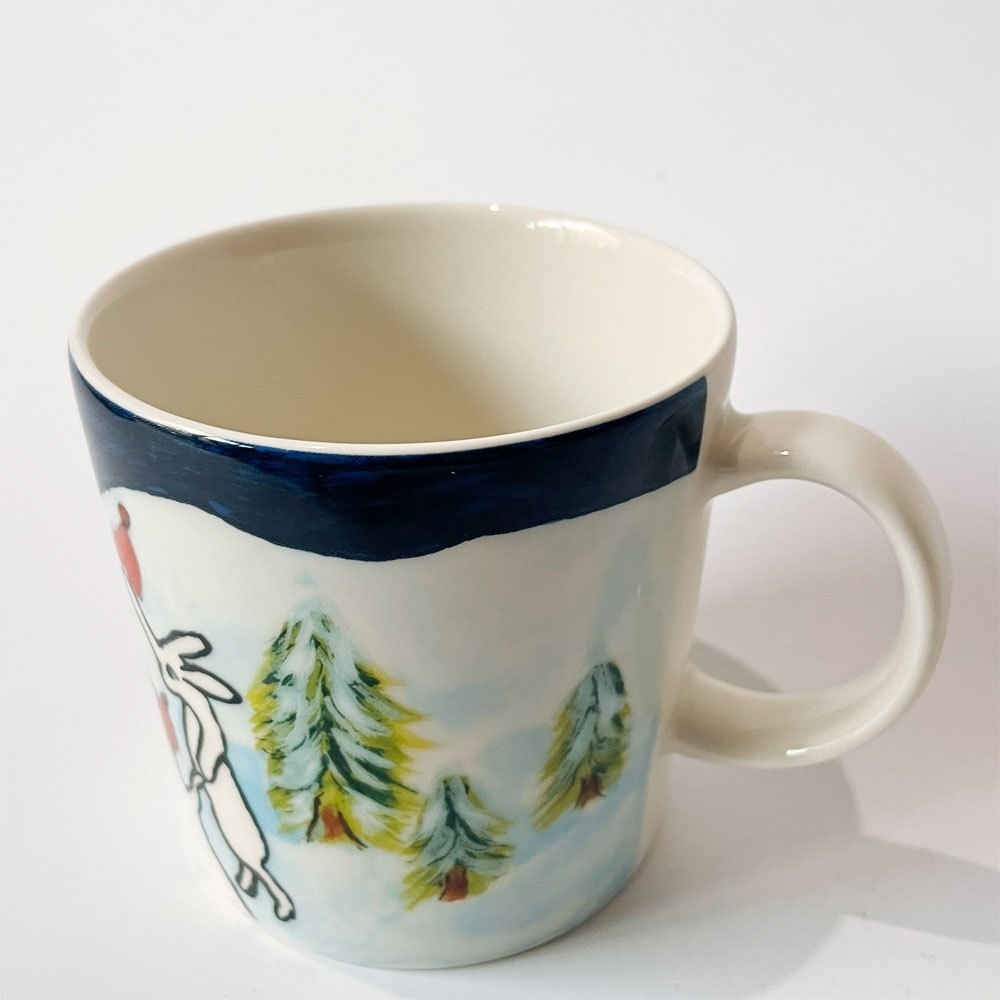 アラビア ARABIA Scope別注 ヘルヤ コレクション 2024 Helja Collection バニーマグ Santa Claus サンタ マグカップ 300ml 北欧食器 ★