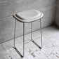 カッペリーニ Cappellini ハイパッドスツール Hi pad Stool ホワイトレザー×ステンレススチール ジャスパー・モリソン Jasper Morrison イタリアモダン ♪