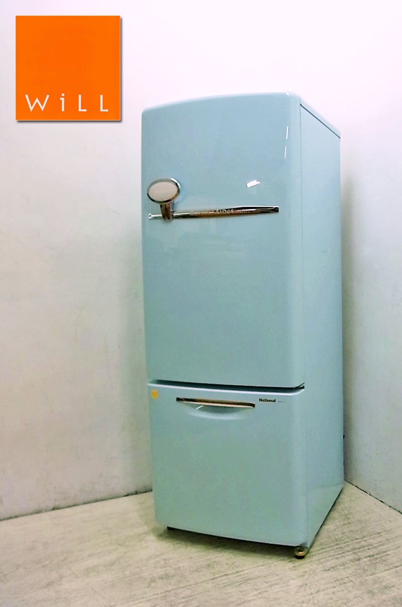 National / ナショナル ★  『 WiLL FRIDGE mini （ ウィル フリッジ ・ミニ ） 162L 』 ★ 希少ターコイズカラーの最終型2005年モデル