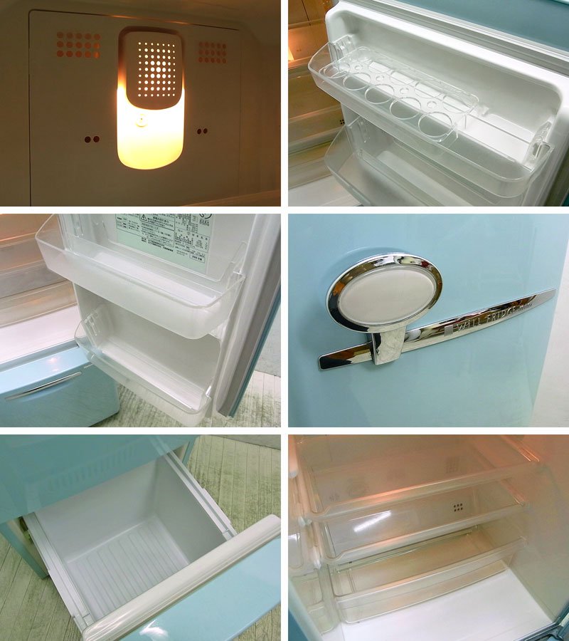 National / ナショナル ★  『 WiLL FRIDGE mini （ ウィル フリッジ ・ミニ ） 162L 』 ★ 希少ターコイズカラーの最終型2005年モデル