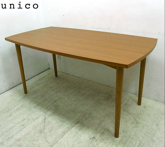 ●　unico/ウニコ　HOLM/ホルム　チーク色　ダイニングテーブル