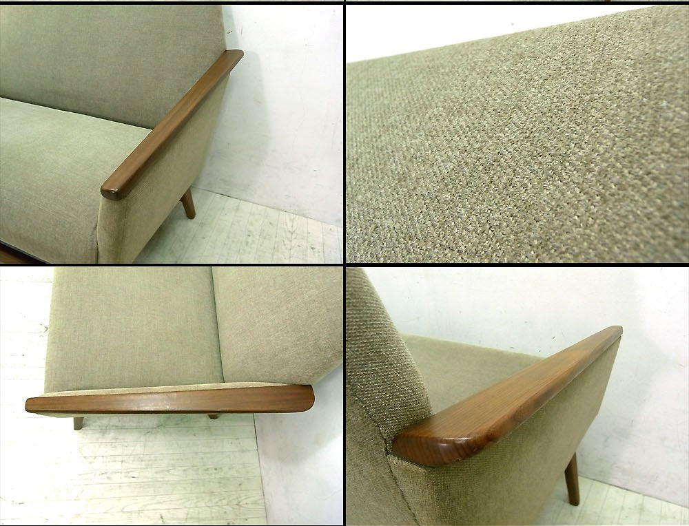 ● Scandinavian Furniture Savice/スカンジナビアンファニチャーサービス 取扱 デンマーク ヴィンテージ 2.5シーターソファ ウォールナット