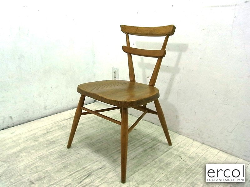 ◇アーコール ercol ダブルバックチェア UKヴィンテージ 古材