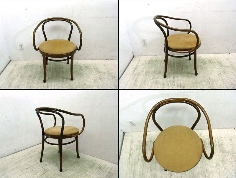 ●　②ドイツ THONET トーネット社 曲木 209アームチェア AIDEC取扱