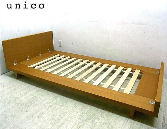 ● unico ウニコ CORSO コルソ シングルサイズ ベッド オーク材