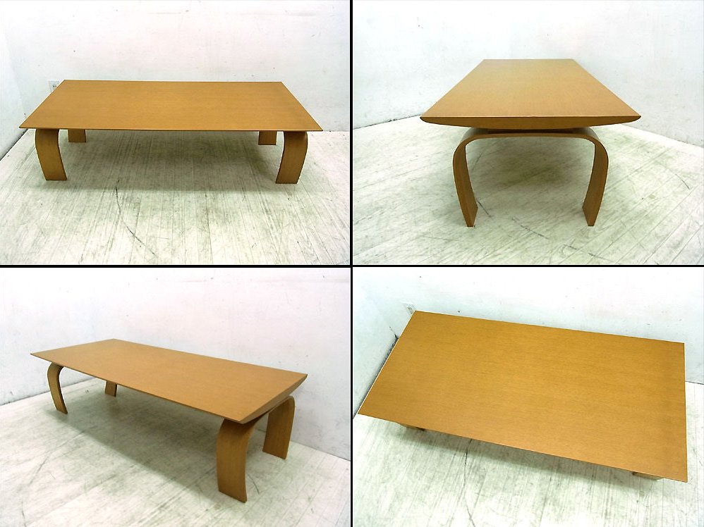 ● カンディハウス DOZE ドウゼ リビングテーブル 成型合板