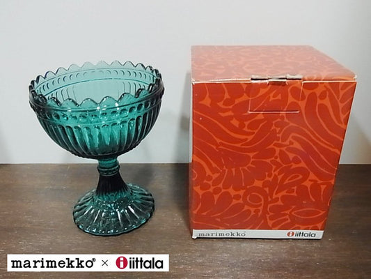 ◇イッタラ iittala　マリメッコ marimekko　マリボウル　廃番色シーブルー