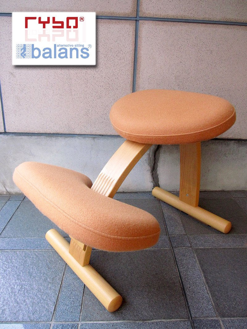 Norway Rybo （ リボ社 ） ★ バランスチェア 『 Balans EASY （ バランスイージー ） 』 ★ 優しげなマロンカラーシート