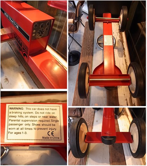 ■Tractor&Trailre Ride on Toy(トラクターとトレーラーの子供用乗り物)