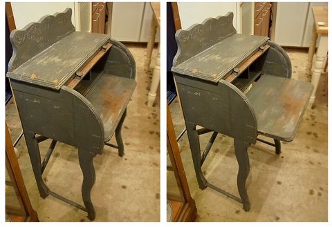 ■Shabby Chic Small size Bureau(シャビーシック・小振りなビューロー)