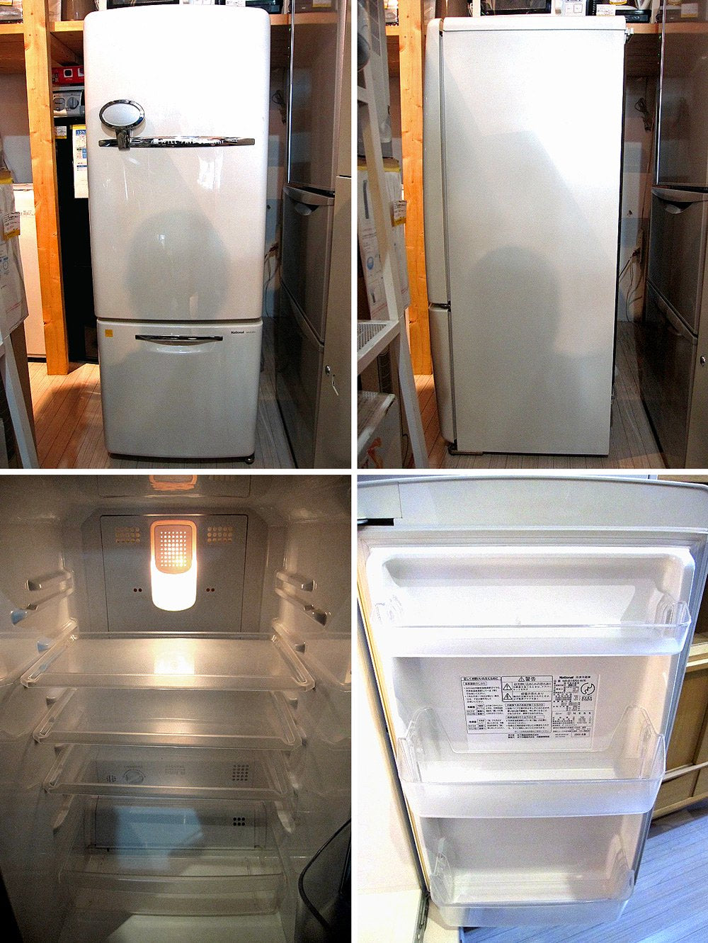 National / ナショナル ★  『 WiLL FRIDGE mini （ ウィル フリッジ ・ミニ ） 162L 』 ★ 希少 完動品 ホワイト 2003年モデル