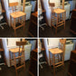 ◎経堂店 oak オーク材 × Paper code ペーパーコード カウンターチェア ハイチェア