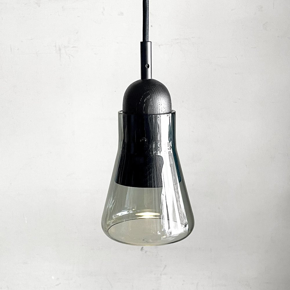 ブロッキス BROKIS シャドウ01 SHADOWS01 ペンダントライト スモークグレイ×ブラック 吹きガラス チェコ モダンデザイン ■