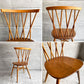 アーコール Ercol クロスバックチェア エックスバック ラティスドチェア エルム材 UKビンテージ Vintage 英国家具 ♪