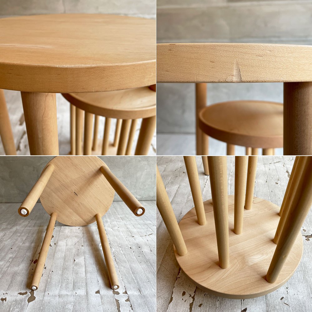 コサイン cosine リンクテーブル メープル材 サイドテーブル コーヒーテーブル マガジンラック ナチュラル 北欧スタイル 河田 敏宏 参考定価￥89,100- ♪