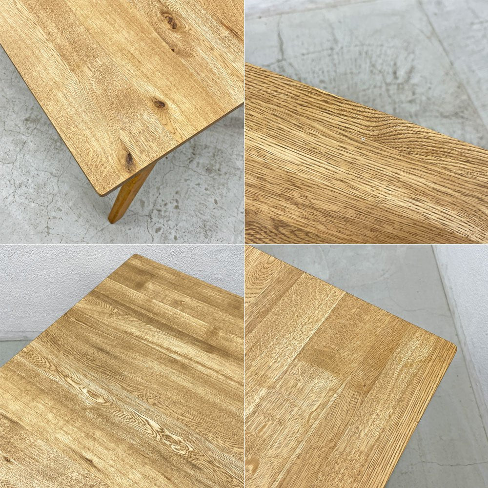 ウニコ unico アディ ADDAY ダイニングテーブル W135cm オーク無垢材 オイルフィニッシュ ナチュラル 定価64,900円〓