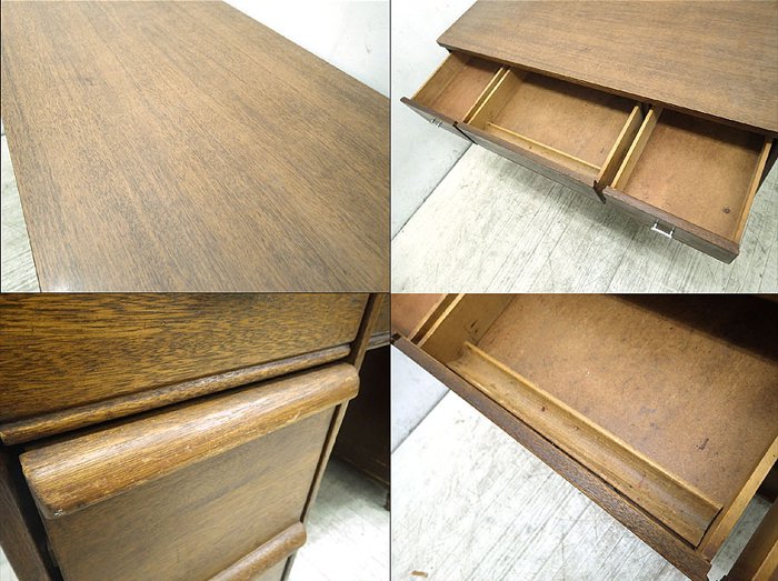 ● USAビンテージ 60’s B. P. John Furniture社 デスク 両袖机