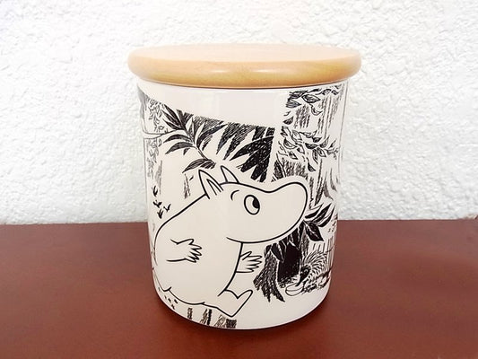 ARABIA　/　アラビア フィンランド 廃盤希少品 ムーミン Moomin アドベンチャー ジャー （ キャニスター ） Lサイズ トーベ・ヤンソン 北欧食器 ◇