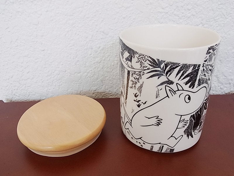 ARABIA　/　アラビア フィンランド 廃盤希少品 ムーミン Moomin アドベンチャー ジャー （ キャニスター ） Lサイズ トーベ・ヤンソン 北欧食器 ◇