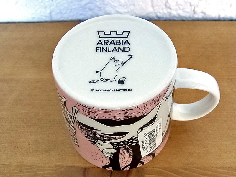 ◇ ARABIA/アラビア ムーミン LOVE マグ＆スプーンセット 箱付　美品