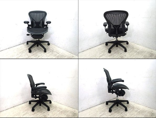 U.S.A Herman Miller / ハーマンミラー ★ 『 Aeron Chair / アーロンチェア  （ ポスチャーフィット ・ フル装備 ・ Aサイズ ） 』