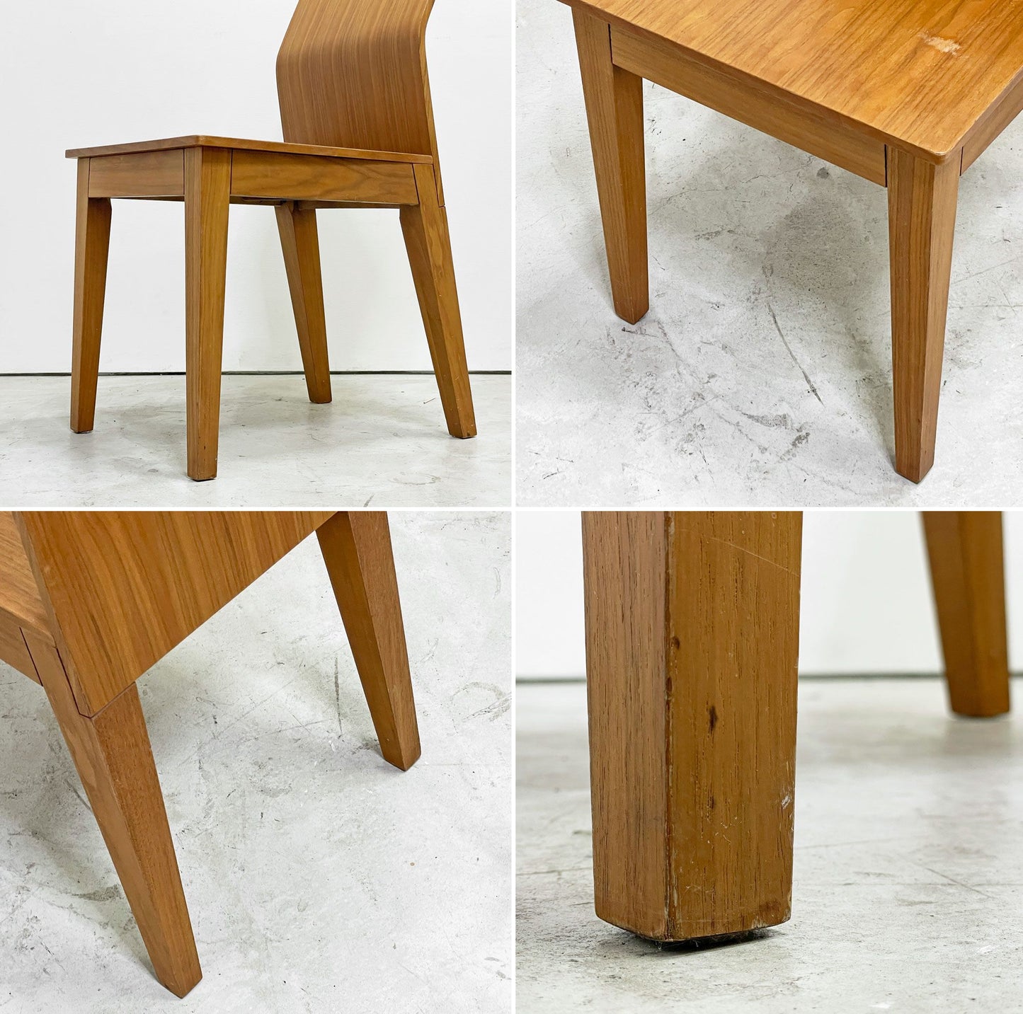 アクタス ACTUS ヴェント VENTO ダイニングチェア ウォールナット材 曲木 シンプルデザイン B ●