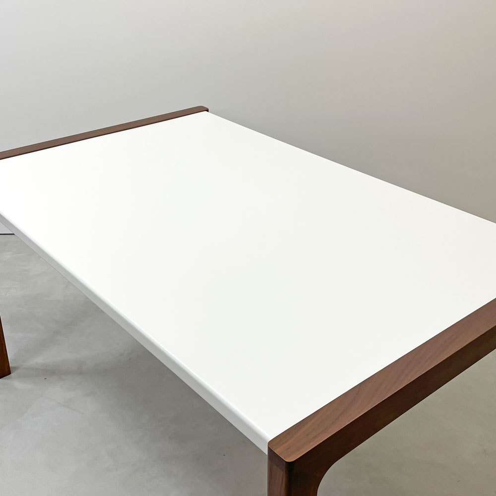 ベラコンテ bellacontte ブリッジ ダイニングテーブル W140cm DHラミネートｘウォールナット モダンデザイン ●