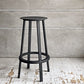 ヘイ HAY リボルバー バースツール ロー REVOLVER BAR STOOL LOW H76cm ブラック 回転式座面 レオン・ランズメイヤー デンマーク 定価¥51,700- A ♪