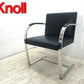 U.S.A Knoll / ノール社 ★  ミース・ファン・デル・ローエ デザイン ★ 『 Brno Flat Bar Arm Chair / ブルーノチェア 』 ブラック