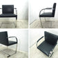 U.S.A Knoll / ノール社 ★  ミース・ファン・デル・ローエ デザイン ★ 『 Brno Flat Bar Arm Chair / ブルーノチェア 』 ブラック