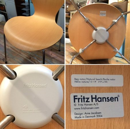 ◎経堂店 Fritz Hansen フリッツ・ハンセン セブンチェア ビーチ材 ナチュラル Arne Jacobsen アルネ・ヤコブセン