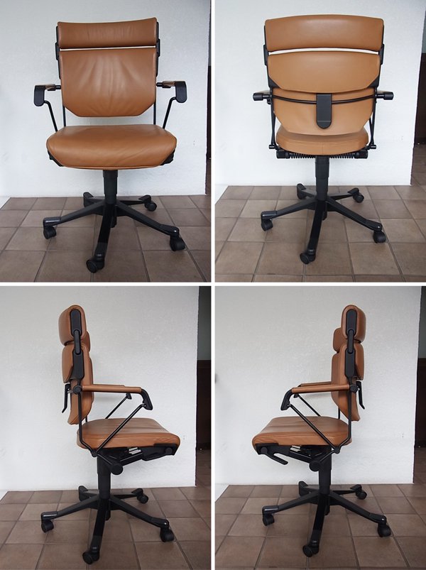 ◇スイス giroflex ジロフレックス33 ハイバックアームチェア