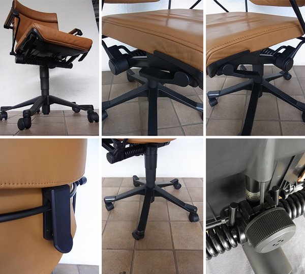 ◇スイス giroflex ジロフレックス33 ハイバックアームチェア