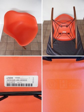 ◇ Herman Miller/ハーマンミラー　『アームシェルチェア』 ロッカーベース　イームズ デザイン 美品