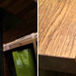 ◎経堂店 Oak Solid wood オーク無垢材 インダストリアル カフェテーブル 鉄脚