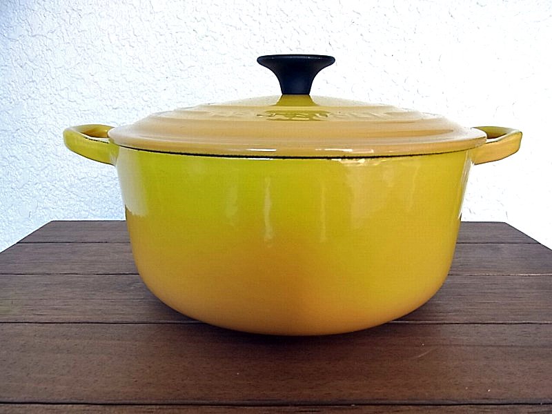 ◇ LE CREUSET/ルクルーゼ ココット ロンド 20センチ ディジョンイエロー