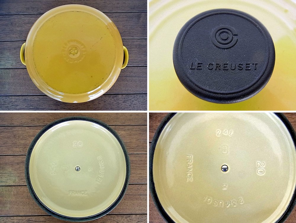 ◇ LE CREUSET/ルクルーゼ ココット ロンド 20センチ ディジョンイエロー